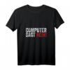 Damen HapBunny Informatiker Programmierer T-Shirt mit V-Ausschnitt - Witziges Geschenk für Frauen in der IT
