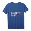 Damen HapBunny Informatiker Programmierer T-Shirt mit V-Ausschnitt - Witziges Geschenk für Frauen in der IT