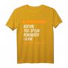 Lustiges Informatik T-Shirt für Admins - Bevor Du sprichst, habe Admin Rechte Geschenkidee für Programmierer, Systembetreuer & IT-Profis zu Geburtstag & Weihnachten