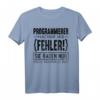 Programmierer machen nie Fehler T-Shirt  Lustiges Computer Nerd Geschenk für Softwareentwickler, Informatik Studenten & Technikbegeisterte zum Geburtstag & Weihnachten