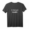 !False True Programmieren Programmierer Coder Coding Code T-Shirt  Lustiges Entwickler-Design für Programmierer, Informatiker & Coding-Fans zu Weihnachten & Geburtstag