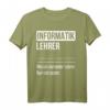 Informatiklehrer T-Shirt - Lustiges Geschenk für Schüler, Nerds & Gamer zum Geburtstag oder Weihnachten