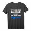 Herren Informatiker Programmierer T-Shirt mit Spruch - Lustiges Geschenk für IT-Profis, Entwickler & Fachinformatiker