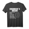 Lustiges Ingenieur T-Shirt mit Spruch  Geschenkidee für Maschinenbau, Elektrotechnik & Bauingenieur, perfekt zu Weihnachten & Geburtstag