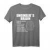 Lustiges Ingenieur T-Shirt mit Spruch  Geschenkidee für Maschinenbau, Elektrotechnik & Bauingenieur, perfekt zu Weihnachten & Geburtstag