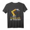 Cartoon Roboterarm - Lustiges Robotik Ingenieur T-Shirt für Technikfans und Ingenieure