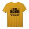 Ich bin ein Ingenieur T-Shirt - Lustiges Geschenk für Mechaniker, Elektriker, Informatiker & leidenschaftliche Männer zu Weihnachten, Geburtstag oder Vatertag
