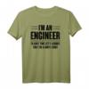 Ich bin ein Ingenieur T-Shirt - Lustiges Geschenk für Mechaniker, Elektriker, Informatiker & leidenschaftliche Männer zu Weihnachten, Geburtstag oder Vatertag