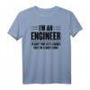 Ich bin ein Ingenieur T-Shirt - Lustiges Geschenk für Mechaniker, Elektriker, Informatiker & leidenschaftliche Männer zu Weihnachten, Geburtstag oder Vatertag