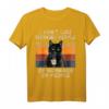 I Don't Like Morning People or Mornings or People T-Shirt - Lustiges Katzen- und Kaffee Motiv für Morgenmuffel, Katzenliebhaber & besondere Anlässe