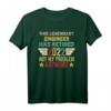 Lustiges Ingenieur Ruhestand T-Shirt mit Sarkasmus  'Not my problem anymore' Geschenk für Technik-Fans und Partys