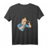 Fernglas aus Zinn T-Shirt - Abenteuer mit Tintin Fanartikel für Kinder und Erwachsene