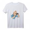 Fernglas aus Zinn T-Shirt - Abenteuer mit Tintin Fanartikel für Kinder und Erwachsene