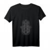 Damen T-Shirt mit Hamsa Hand Der Fatima - Orientalisches Islamisches Symbol, Yoga & Spirituelles Design, Perfektes Geschenk für Yoga Fans
