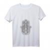 Damen T-Shirt mit Hamsa Hand Der Fatima - Orientalisches Islamisches Symbol, Yoga & Spirituelles Design, Perfektes Geschenk für Yoga Fans
