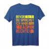 Lustiges Informatik T-Shirt mit Spruch 'Bevor Du sprichst, habe Admin Rechte'  Perfektes Geschenk für Programmierer, Systembetreuer & IT-Fachkräfte