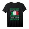 Ich muss gar nix Ich muss nur nach Italien T-Shirt  Lustiges Reise- und Auswanderungsshirt für Italienfans