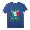 Ich muss gar nix Ich muss nur nach Italien T-Shirt  Lustiges Reise- und Auswanderungsshirt für Italienfans