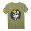 Furry Shirt  DJing Furry Fox Shirt  Tier-Design Kostüm für Cosplay, Furry-Events & DJing