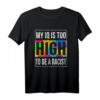 Anti Rassismus T-Shirt - Gutmensch Shirt mit Humor - Mein IQ ist zu hoch um Rassisten zu sein | Original Lilly Lensky Design