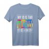 Anti Rassismus T-Shirt - Gutmensch Shirt mit Humor - Mein IQ ist zu hoch um Rassisten zu sein | Original Lilly Lensky Design