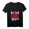 Damen Das Sind Fake News Presserecht Journalismus T-Shirt mit V-Ausschnitt  Lustiges Motiv für Pressefreiheit & Medieninteressierte