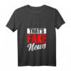 Damen Das Sind Fake News Presserecht Journalismus T-Shirt mit V-Ausschnitt  Lustiges Motiv für Pressefreiheit & Medieninteressierte