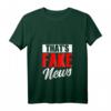 Damen Das Sind Fake News Presserecht Journalismus T-Shirt mit V-Ausschnitt  Lustiges Motiv für Pressefreiheit & Medieninteressierte