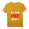 Damen Das Sind Fake News Presserecht Journalismus T-Shirt mit V-Ausschnitt  Lustiges Motiv für Pressefreiheit & Medieninteressierte