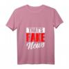 Damen Das Sind Fake News Presserecht Journalismus T-Shirt mit V-Ausschnitt  Lustiges Motiv für Pressefreiheit & Medieninteressierte