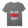 Damen Das Sind Fake News Presserecht Journalismus T-Shirt mit V-Ausschnitt  Lustiges Motiv für Pressefreiheit & Medieninteressierte