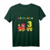 Kinder Geburtstagsshirt 3 Jahre Junge mit Lokomotive - Buntes Eisenbahn T-Shirt für den Geburtstag und kleine Lokführer