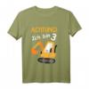 Achtung ich bin 3 Design  Kinder T-Shirt für den 3. Geburtstag mit Baustellen-Motiv für Jungen