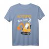 Achtung ich bin 3 Design  Kinder T-Shirt für den 3. Geburtstag mit Baustellen-Motiv für Jungen