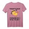 Der heutige Schmerz ist der Sieg von morgen - Lustiges Kampfsport & Fitness T-Shirt mit Küken Motiv für Männer & Frauen
