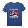 Ich bremse nur zum Kotzen T-Shirt für Kartfahrer & Motorsportfans  Lustiges Geschenk für Rennfahrer zu Weihnachten & Geburtstag