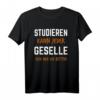 Geselle 2021 Elektriker Gesellenprüfung T-Shirt  Lustiges Abschlussgeschenk für Handwerker und Kfz-Profis