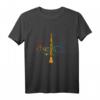 Notenschlüssel Klarinette T-Shirt  Cooles Musiker-Design, Perfekt als Geschenk für Klarinettisten zu Weihnachten, Geburtstag & Co.