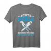 Klempner lustiges Spruch T-Shirt - Echte Kerle kommen wenns feucht wird | Geschenk für Installateure, Wasser-Installateure & Männer mit Humor
