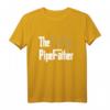 Herren The Pipefather - Lustiges Klempner Sanitär T-Shirt für Papa, Handwerker & Mafia Film Fan  Perfektes Geschenk zum Vatertag, Geburtstag & Weihnachten