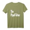 Herren The Pipefather - Lustiges Klempner Sanitär T-Shirt für Papa, Handwerker & Mafia Film Fan  Perfektes Geschenk zum Vatertag, Geburtstag & Weihnachten