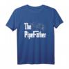 Herren The Pipefather - Lustiges Klempner Sanitär T-Shirt für Papa, Handwerker & Mafia Film Fan  Perfektes Geschenk zum Vatertag, Geburtstag & Weihnachten