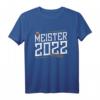 Meisterprüfung 2022 bestanden - Lustiges Handwerks Meister T-Shirt Geschenk für Handwerker, Kollegen und Freunde
