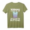 I Love Elevator Geschenk - Niedliche Aufzug-Knöpfe, Mechaniker-Verschluss T-Shirt für Aufzugliebhaber & Technikfans