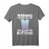 I Love Elevator Geschenk - Niedliche Aufzug-Knöpfe, Mechaniker-Verschluss T-Shirt für Aufzugliebhaber & Technikfans
