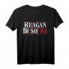 Reagan Bush 84 Kampagne T-Shirt - Ronald Reagan für Präsident 1984, Politisches Souvenir für GOP-Fans & konservative Familien