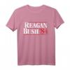Reagan Bush 84 Kampagne T-Shirt - Ronald Reagan für Präsident 1984, Politisches Souvenir für GOP-Fans & konservative Familien