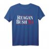 Reagan Bush 84 Kampagne T-Shirt - Ronald Reagan für Präsident 1984, Politisches Souvenir für GOP-Fans & konservative Familien