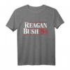 Reagan Bush 84 Kampagne T-Shirt - Ronald Reagan für Präsident 1984, Politisches Souvenir für GOP-Fans & konservative Familien