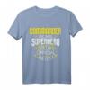 Lustiges Commander T-Shirt mit Superhelden-Design  Für Kommandanten aller Art, Militär, Luftwaffe, Marine & Führungskräfte